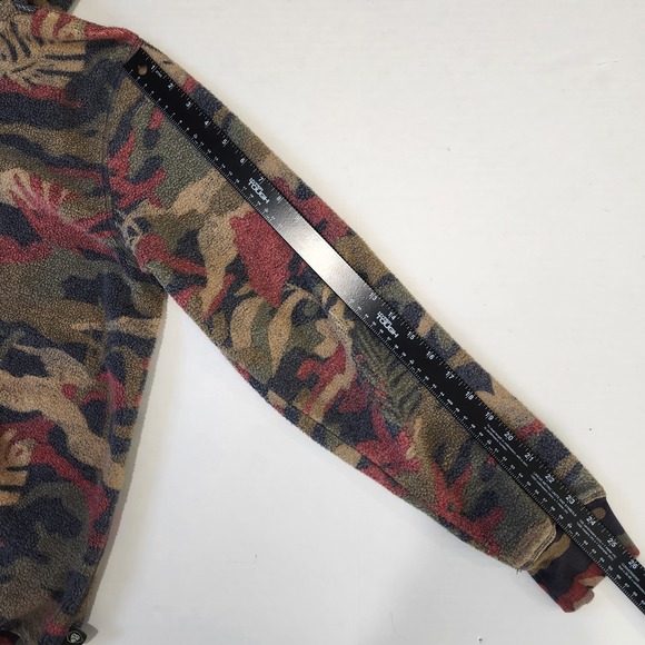 Howler Brothers Tajima Pullover Hoodie Mens Size M Jungle Regime Print Snap Neck - Picture 7 of 8